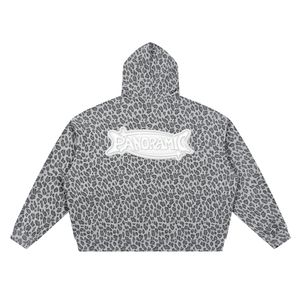 CHEETAH PRINT ZIP UP