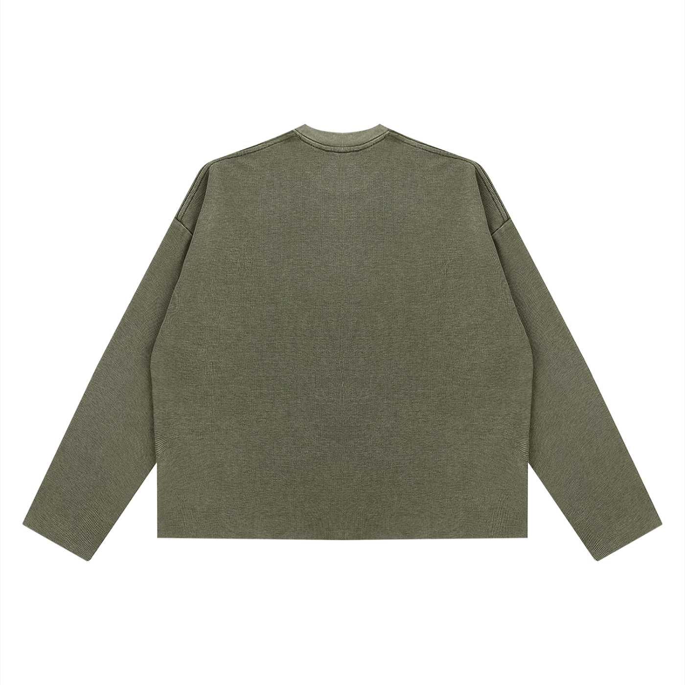 BOXY WAFFLE LONG SLEEVE