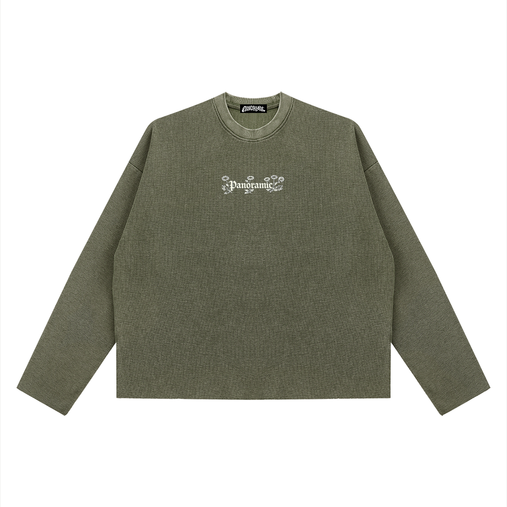 BOXY WAFFLE LONG SLEEVE