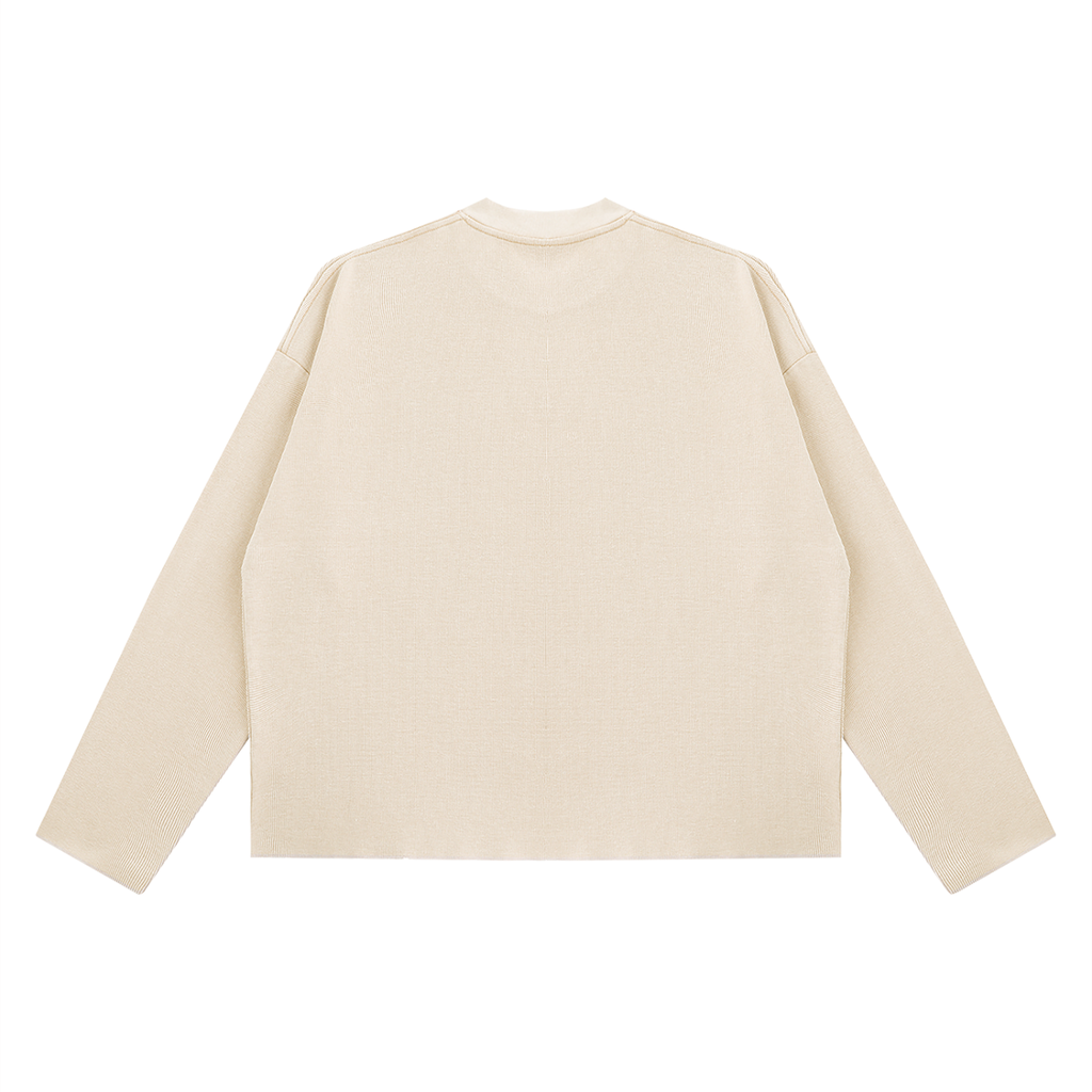 BOXY WAFFLE LONG SLEEVE