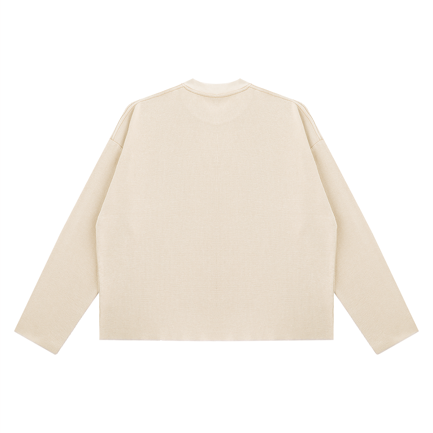 BOXY WAFFLE LONG SLEEVE