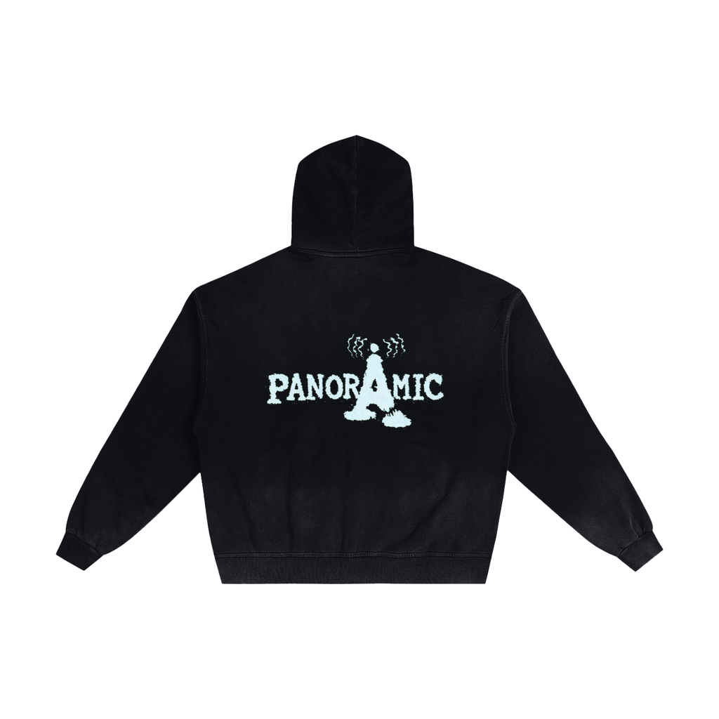 FRAYED TOWER ZIP UP