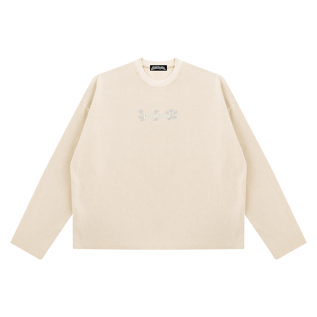 BOXY WAFFLE LONG SLEEVE
