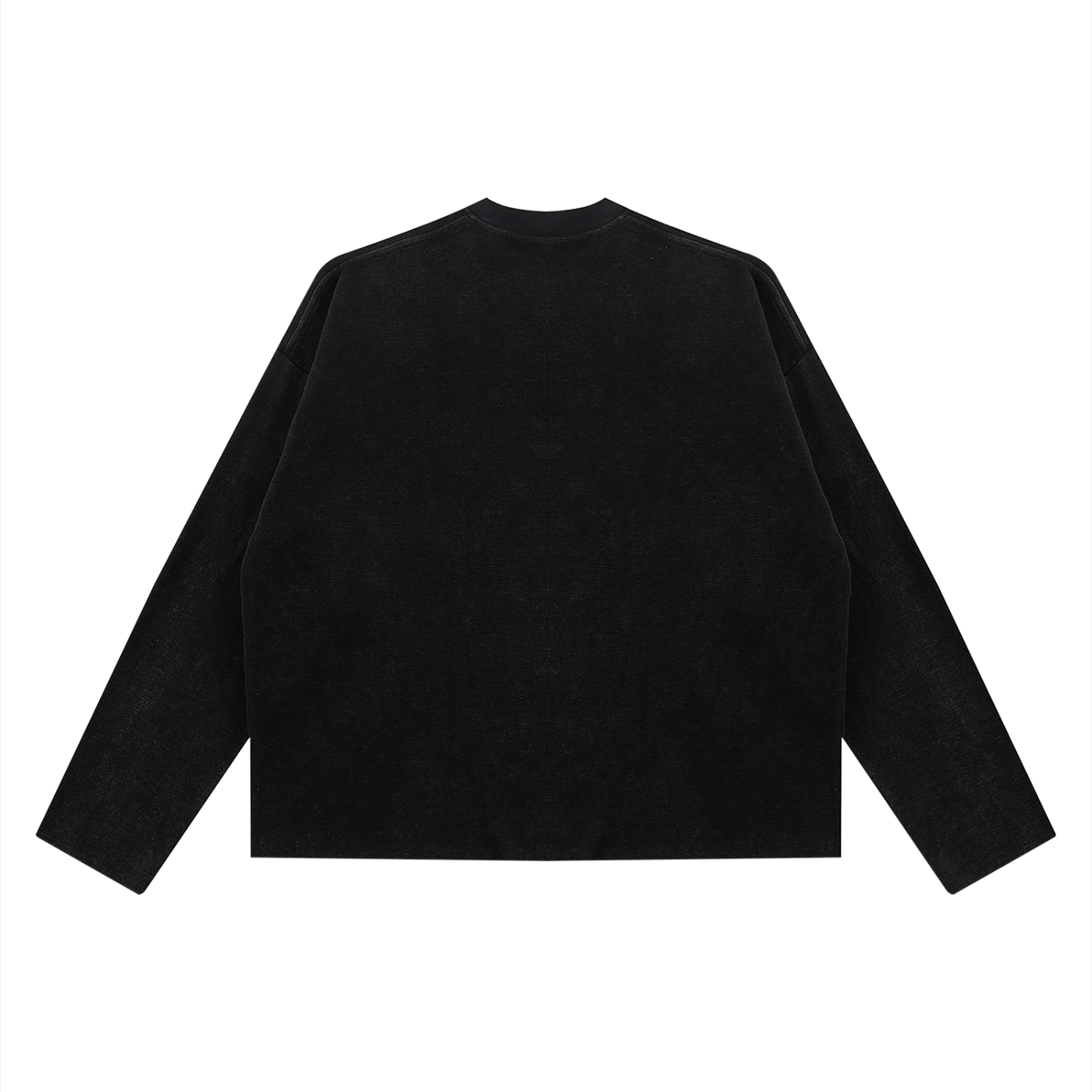 BOXY WAFFLE LONG SLEEVE