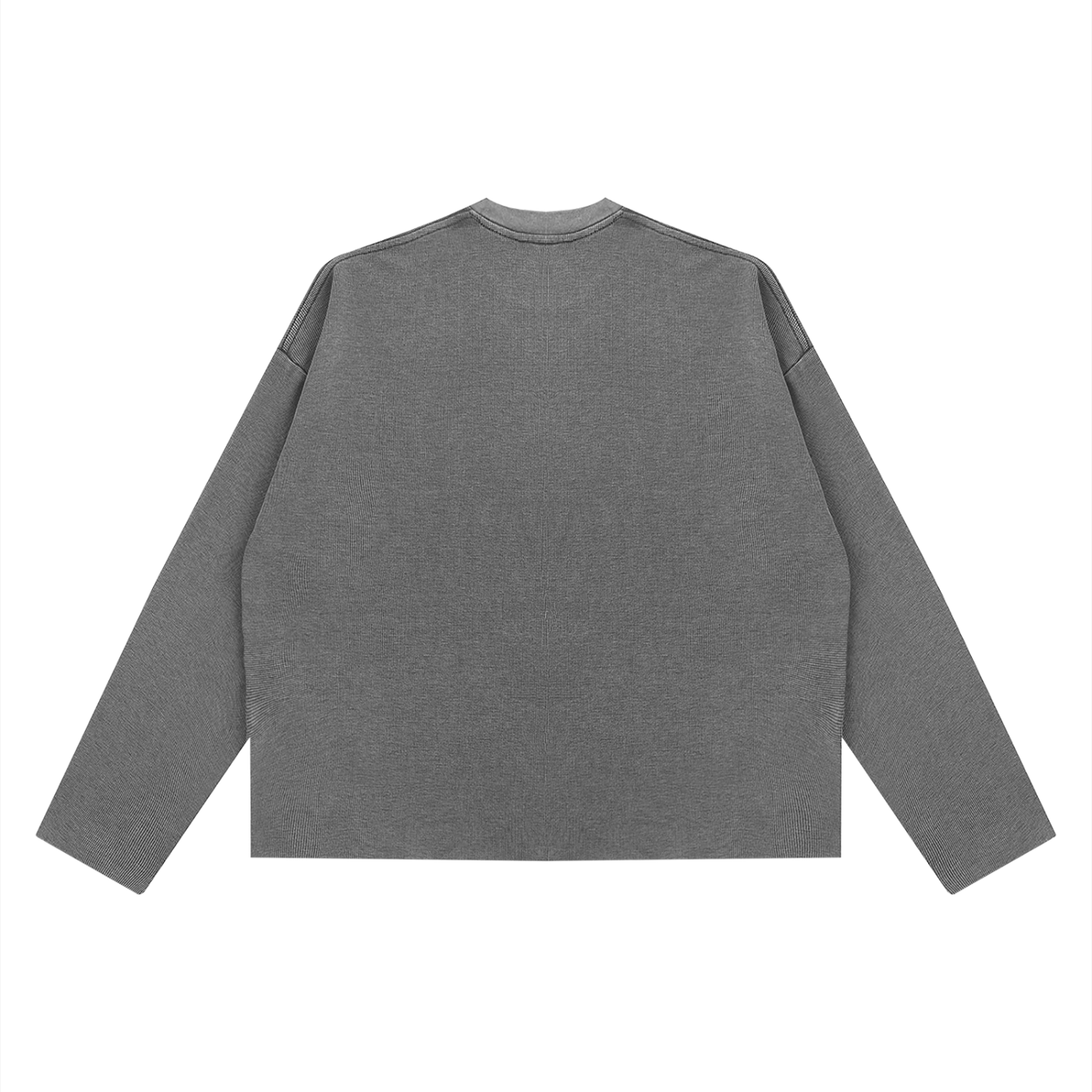 BOXY WAFFLE LONG SLEEVE