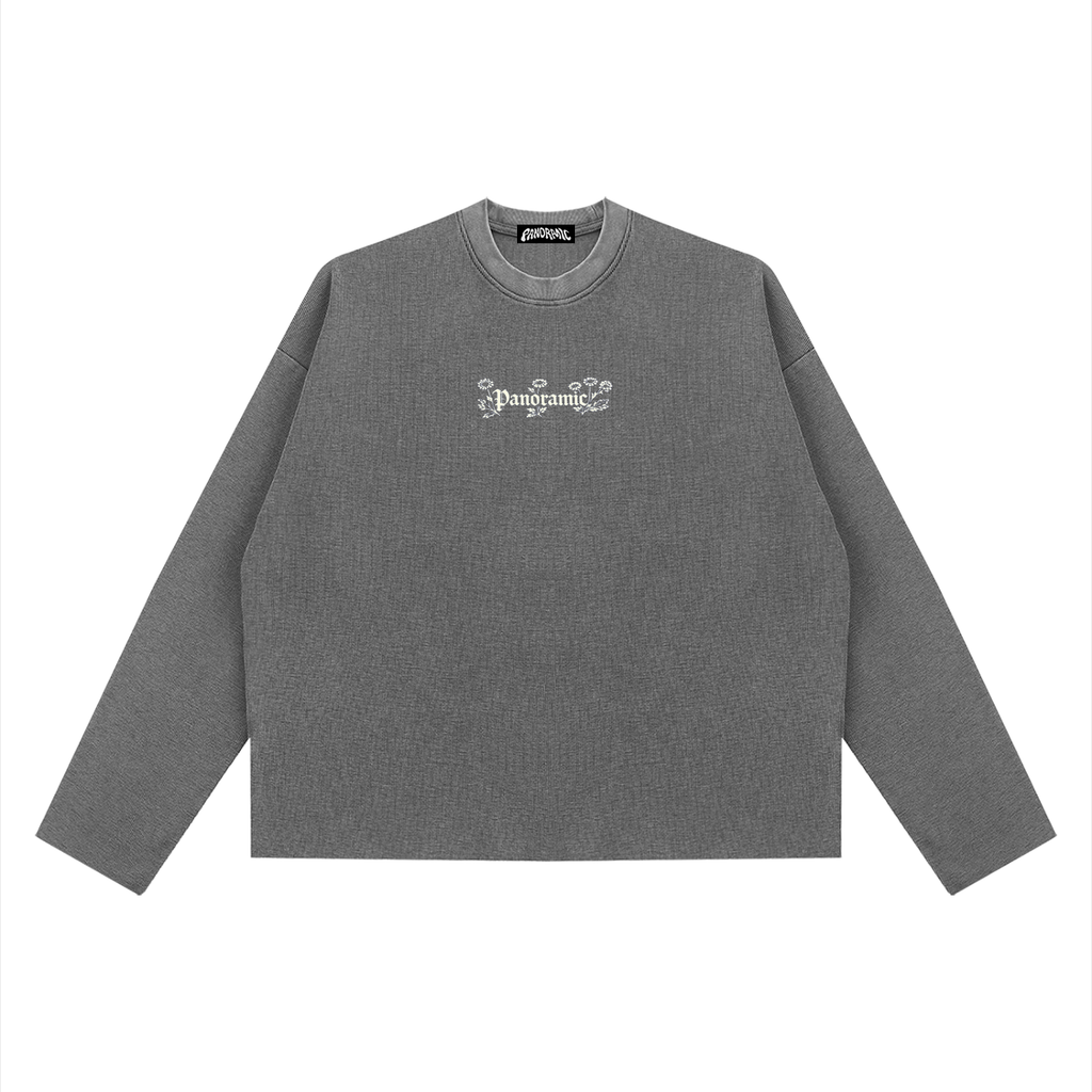 BOXY WAFFLE LONG SLEEVE